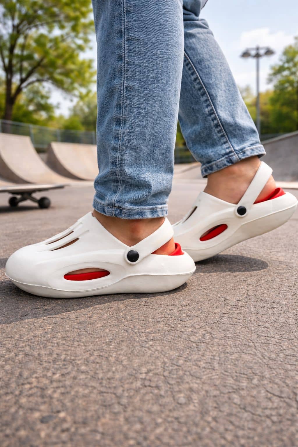 Fabbmate - Red Men's Clogs