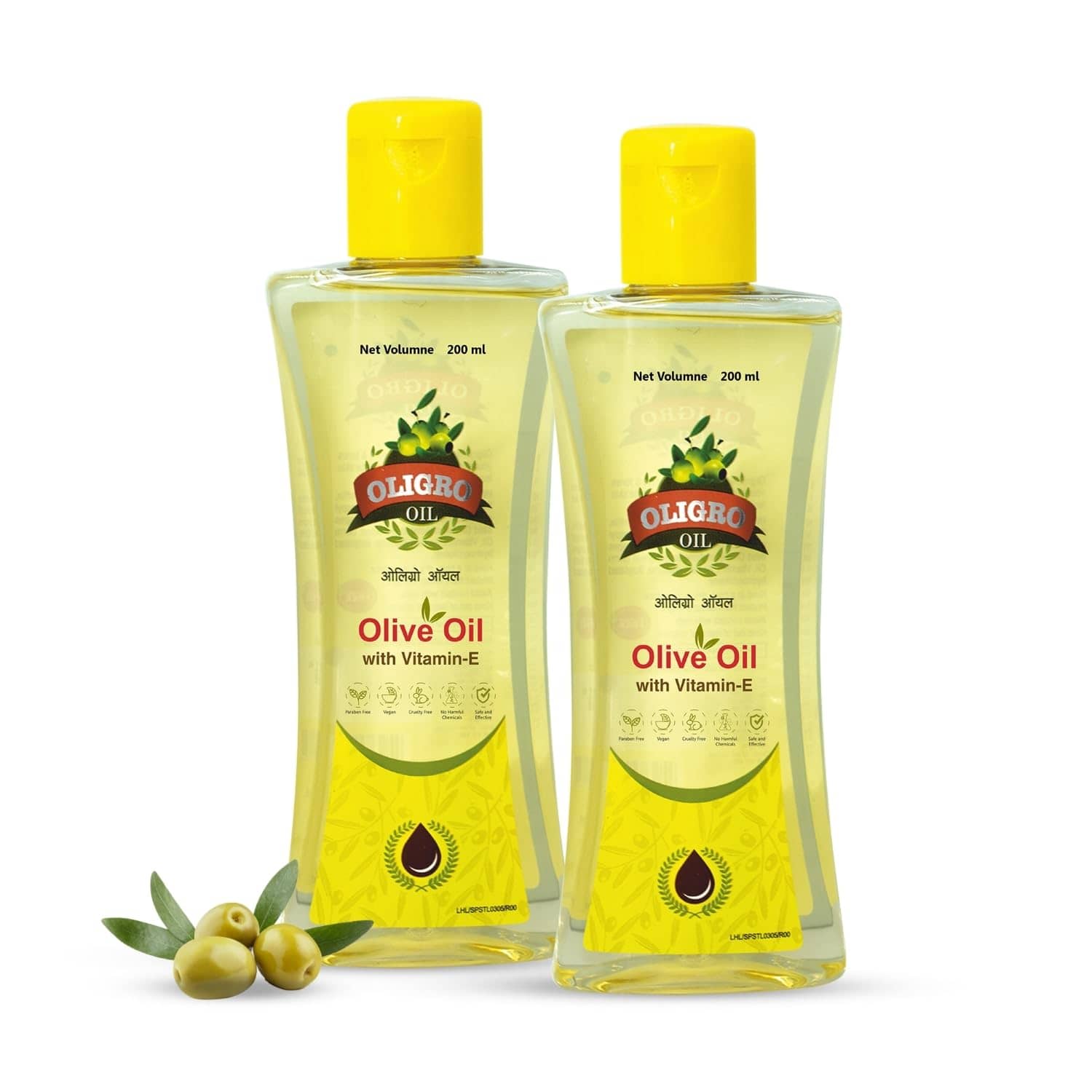 Oligro Olive Oil With Vitamin E 100 Ml (Pack Of 2)