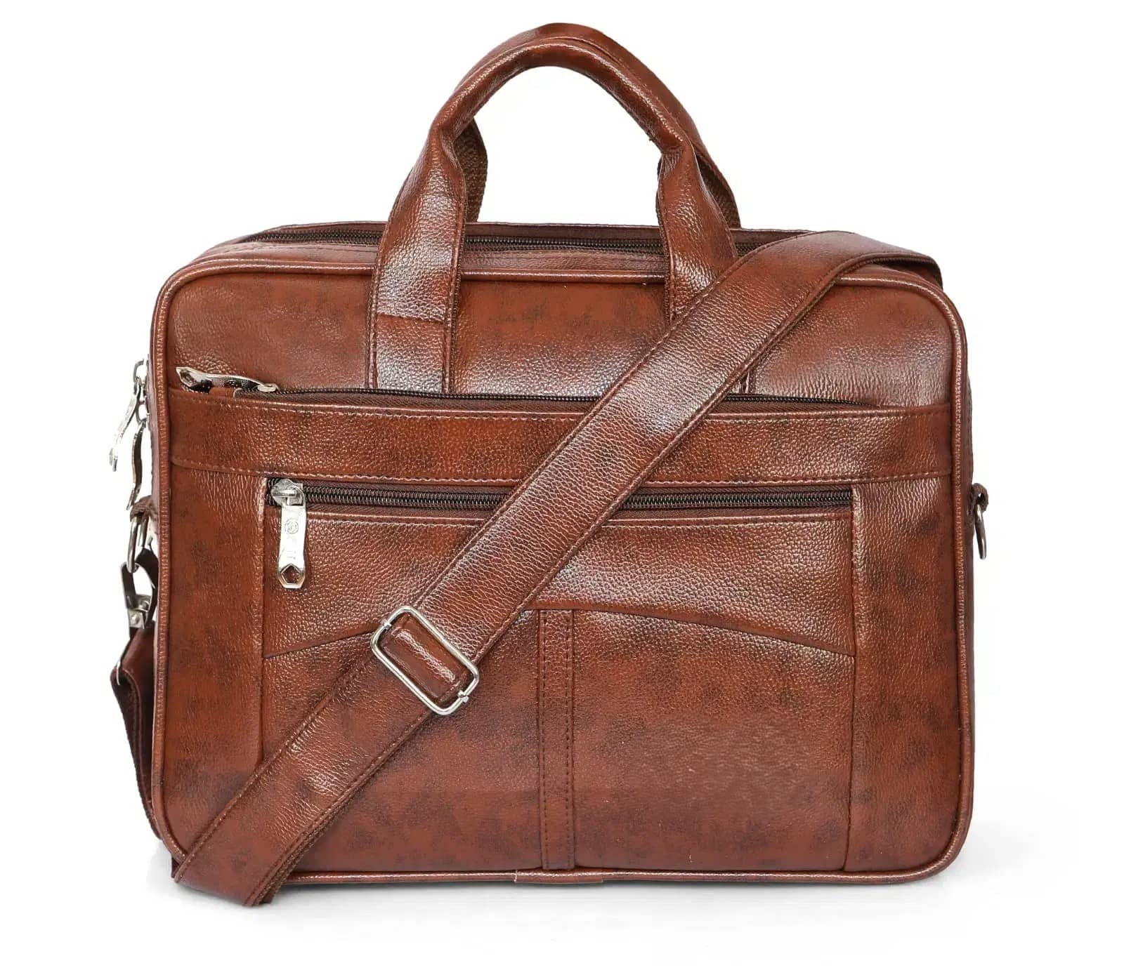 Raylan Brown Solid Messenger Bag - Handbags | Buy online on ZillyBuy