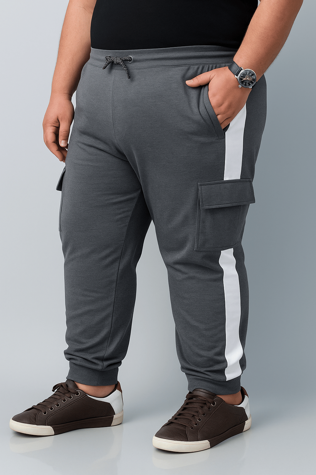 STYLE ACCORD Grey Lycra Men's Trackpants ( Pack of 1 ) - Track Pants | Buy online on ZillyBuy