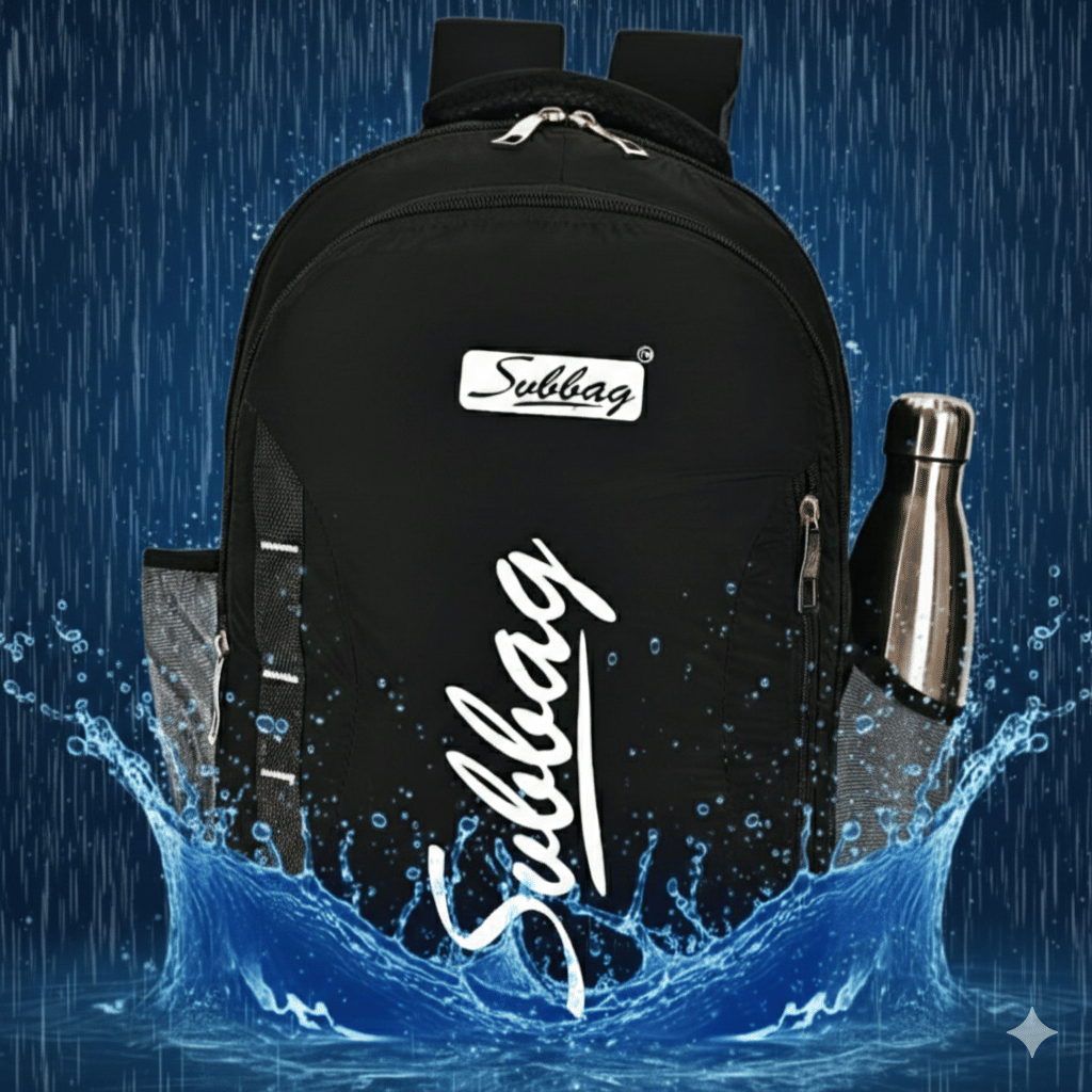 SVB BAG 40 Ltrs Black Polyester College Bag