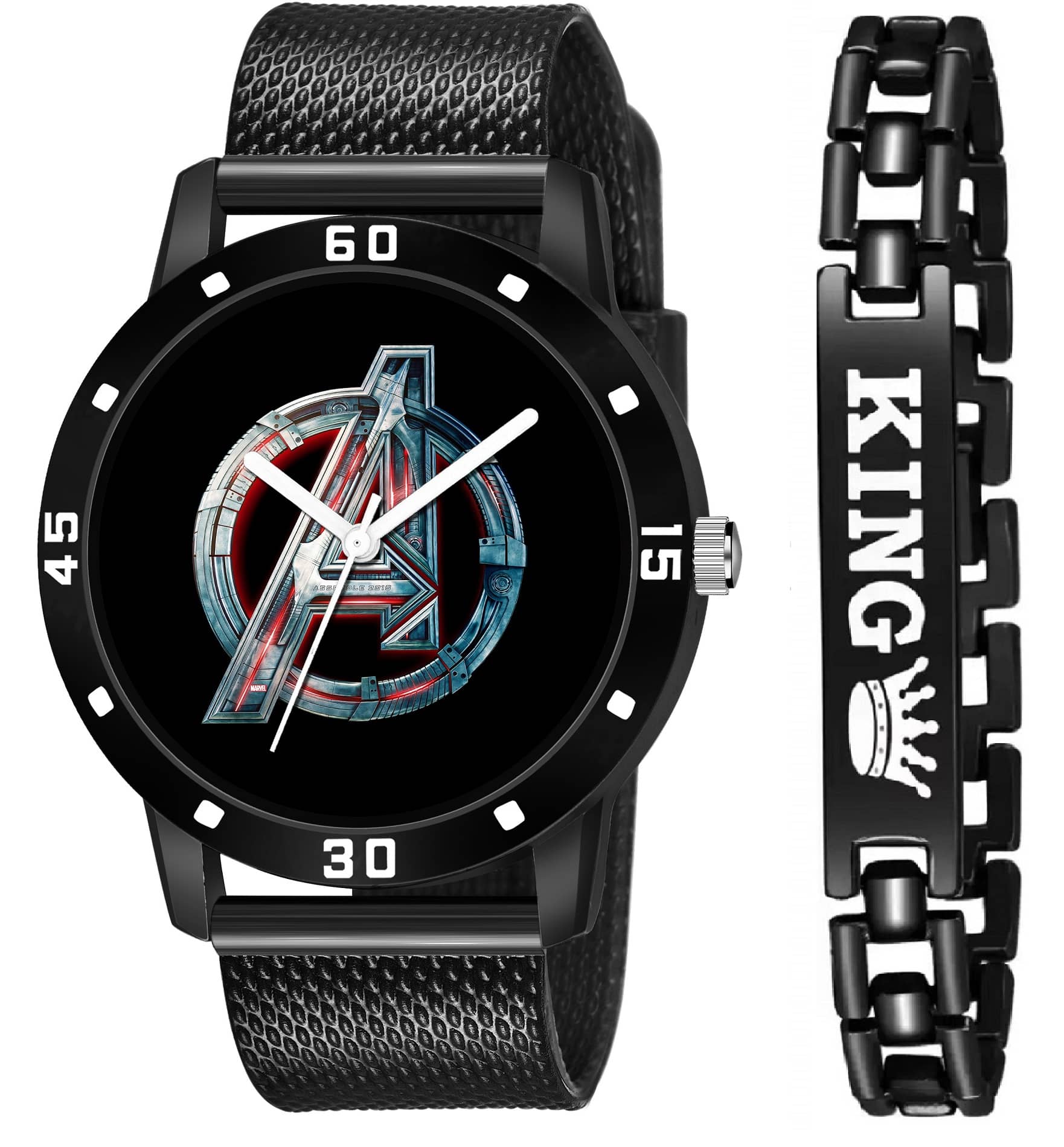 Shivark Blue Silicon Analog Men's Watch
