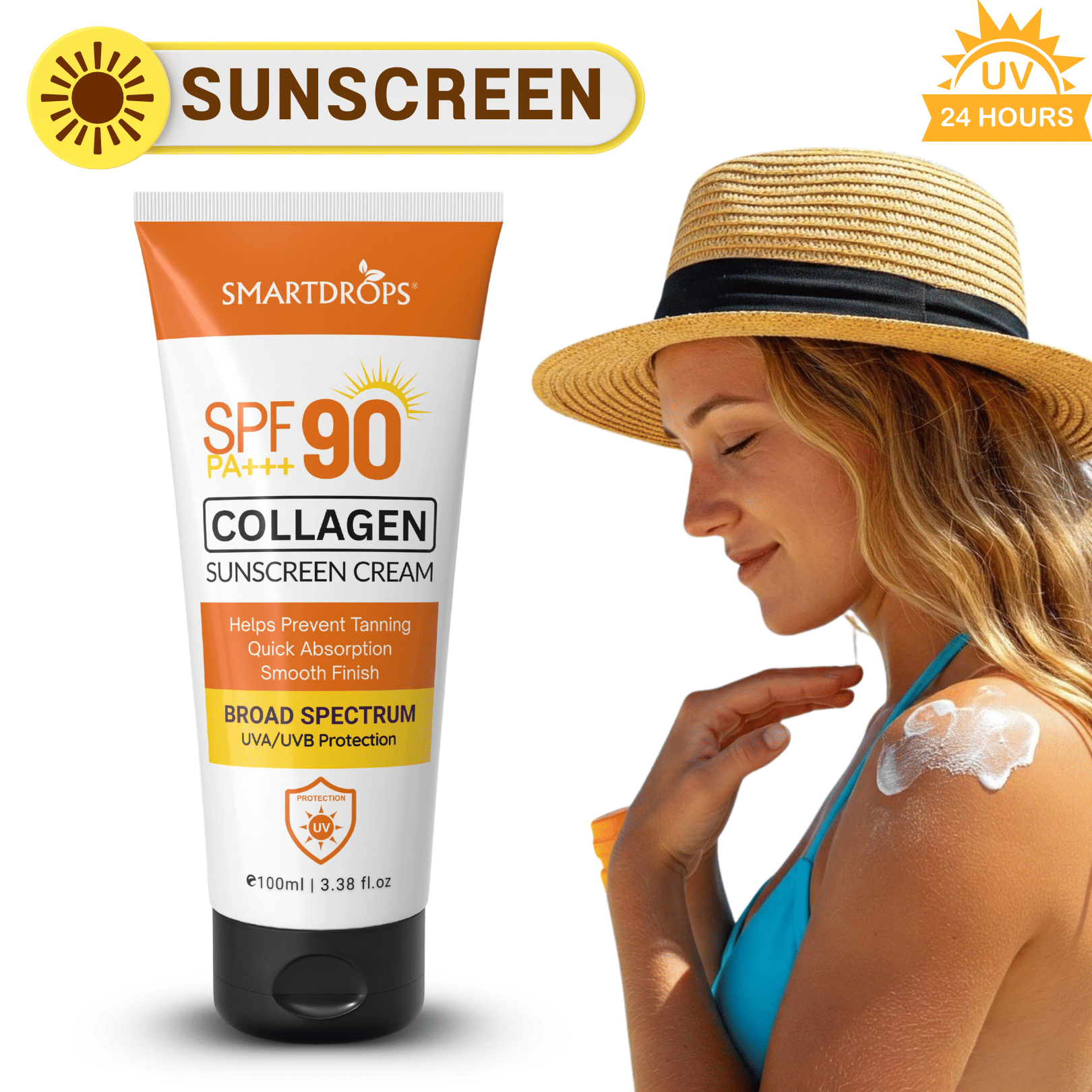 Smartdrops SPF 90 Sunscreen Cream For Dry Skin ( Pack of 1 )