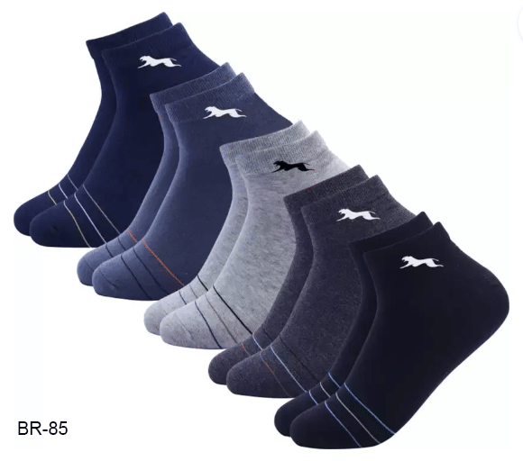 VAMEAR EXCLUSIVE Pack of 5 Men's Cotton Ankle Length Socks ( Multicolor ) - Socks | Buy online on ZillyBuy