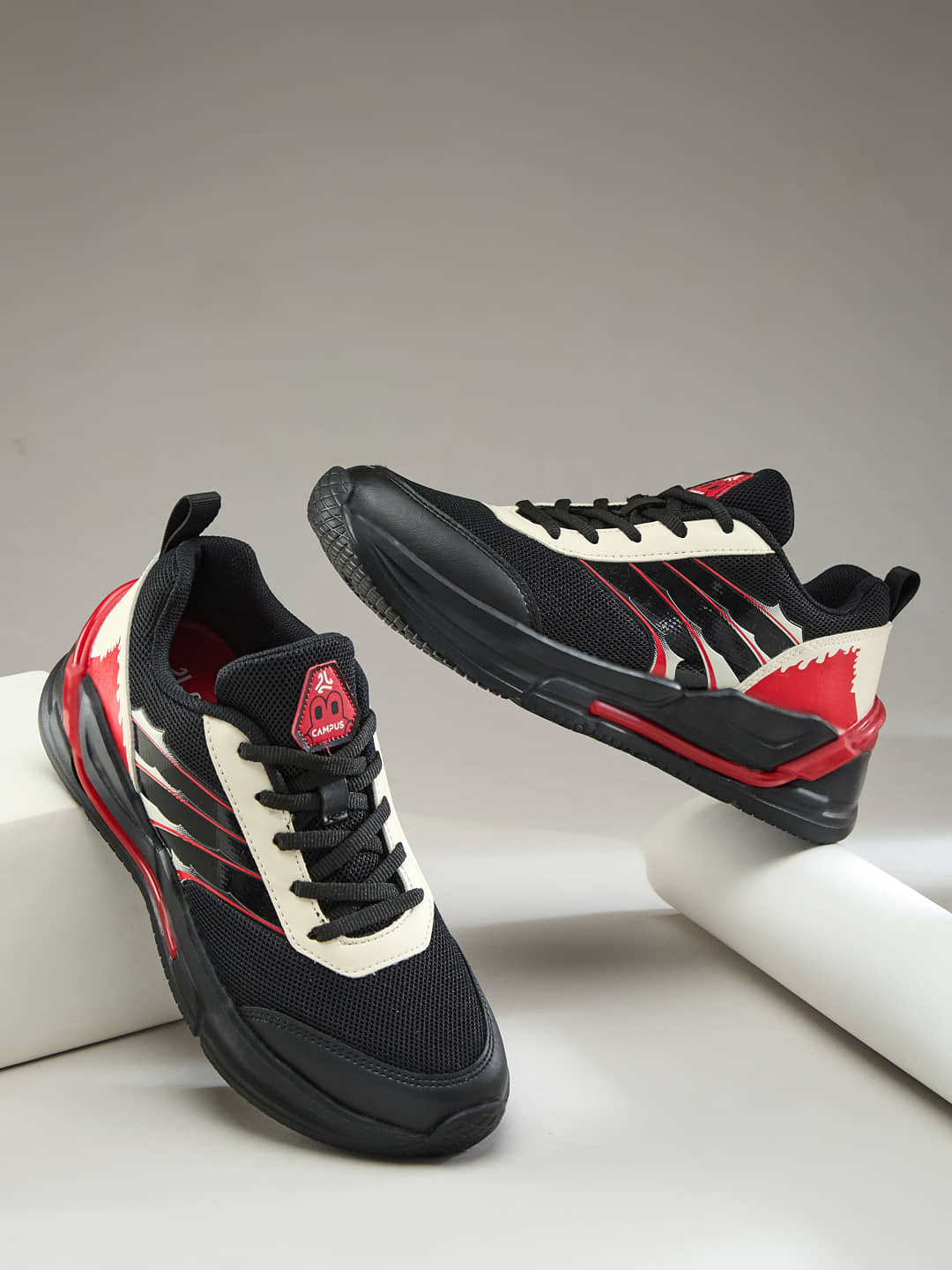 Campus BRUNO CH Black Boy's Sneakers - Casual Shoes | Buy online on ZillyBuy