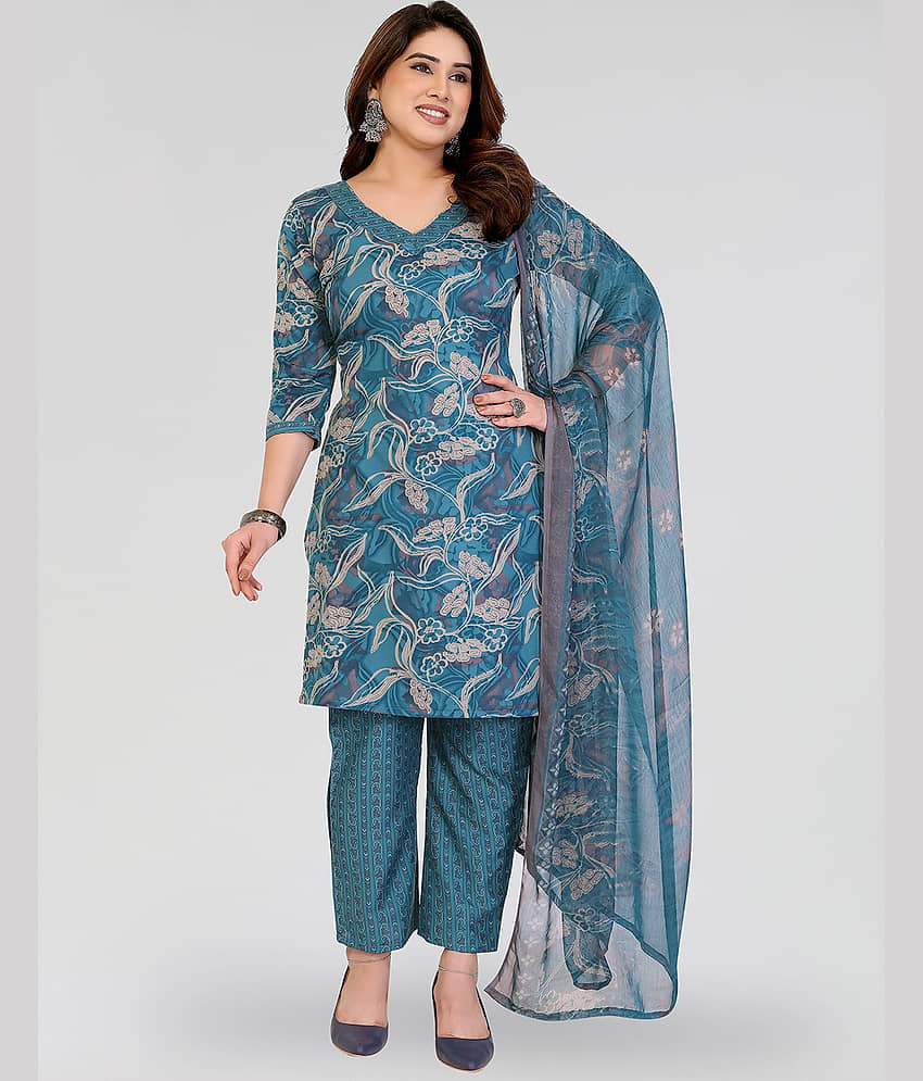 Kashvi Sarees Women's Crepe Unstitched Salwar Suit - Unstitched Fabrics | Buy online on ZillyBuy