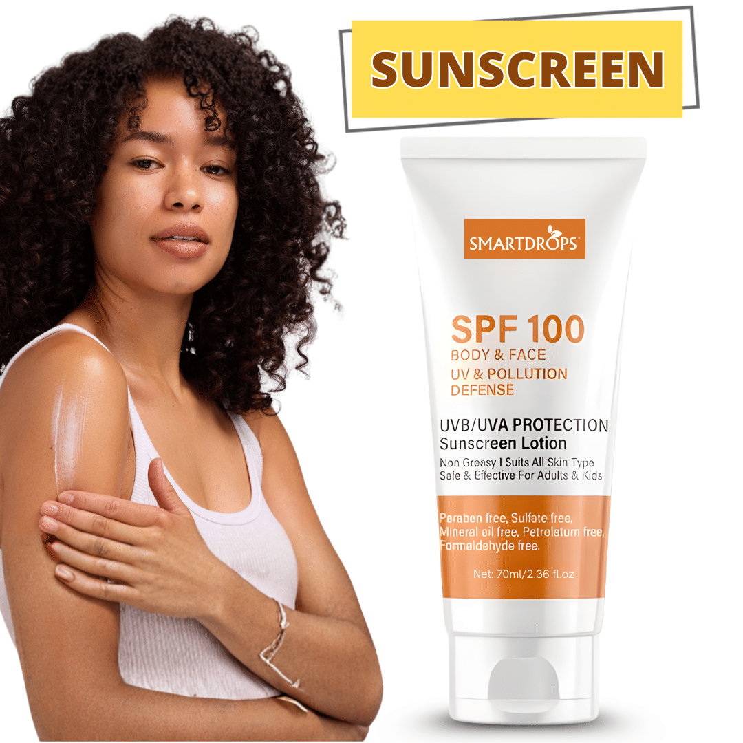 Smartdrops SPF 100 Sunscreen Lotion For All Skin Type ( Pack of 1 )