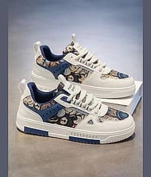 VEXIMO Printed Men's Sneakers Multicolor Men's Korean Shoes