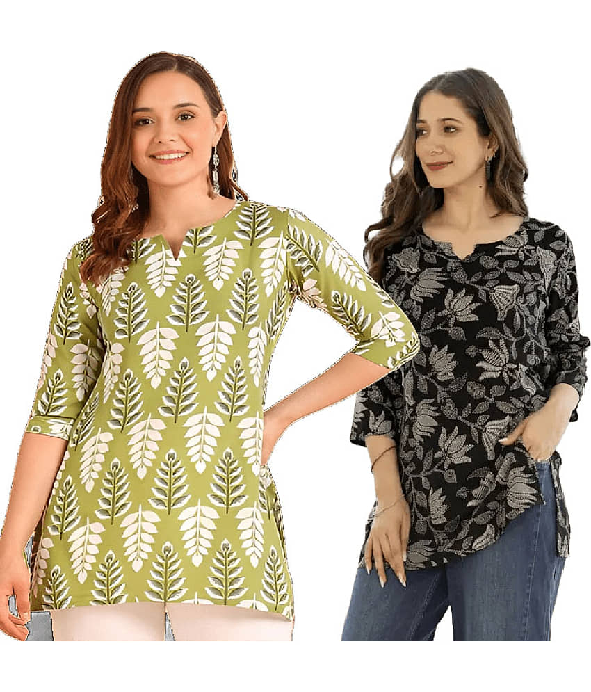 AK FASHION MALL Women Cotton Blend Printed A-line Kurti ( Blue ) - Kurtis, Tunics | Buy online on ZillyBuy