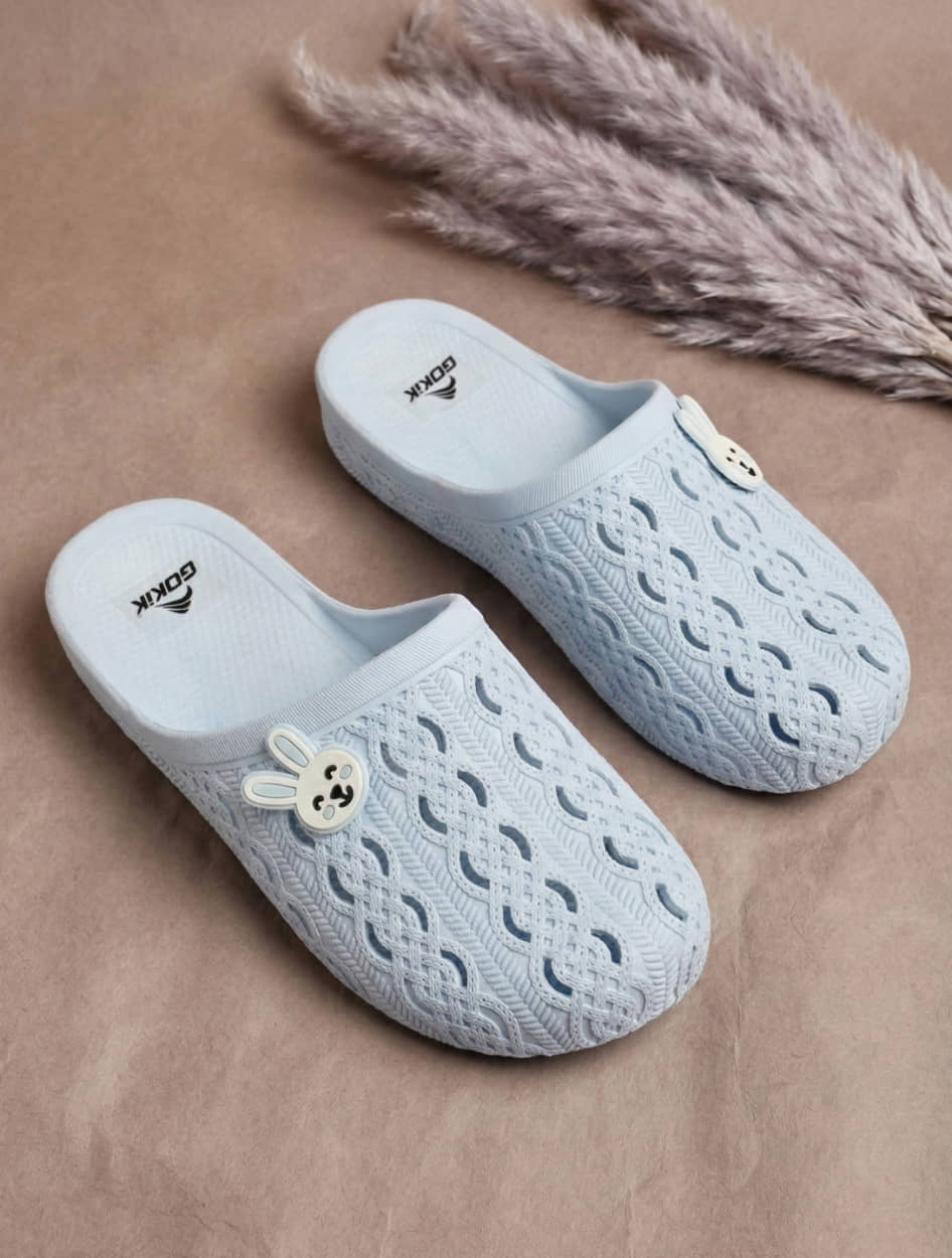 Gokik Grey Women's Daily Slipper