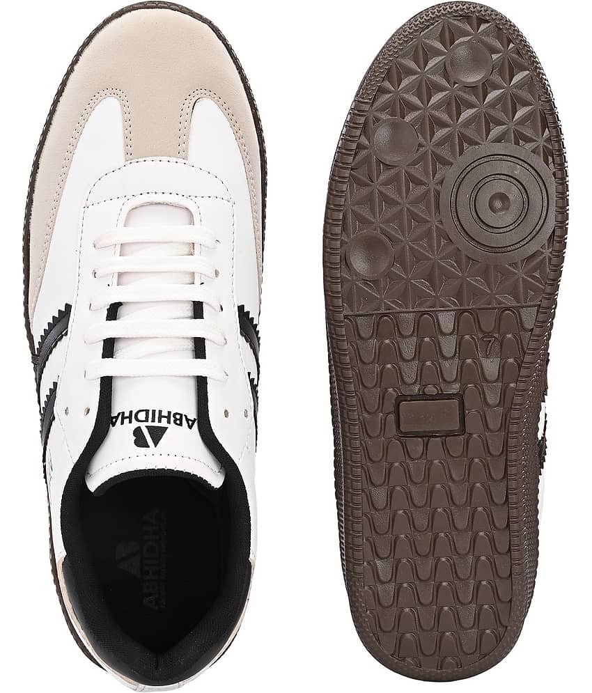 Buy ABHIDHA Samba Men's Black Shoes - Image 3
