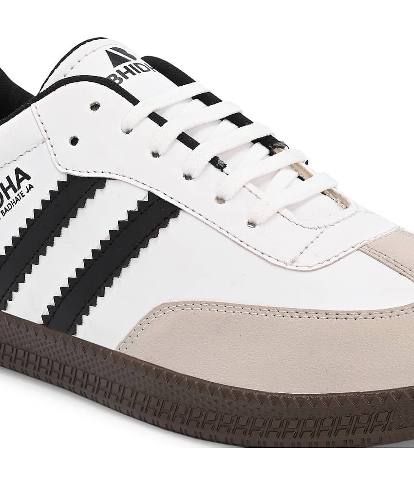 Buy ABHIDHA Samba Men's Black Shoes - Image 4