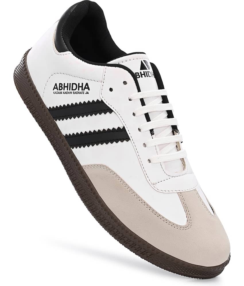 Buy ABHIDHA Samba Men's Black Shoes - Image 5