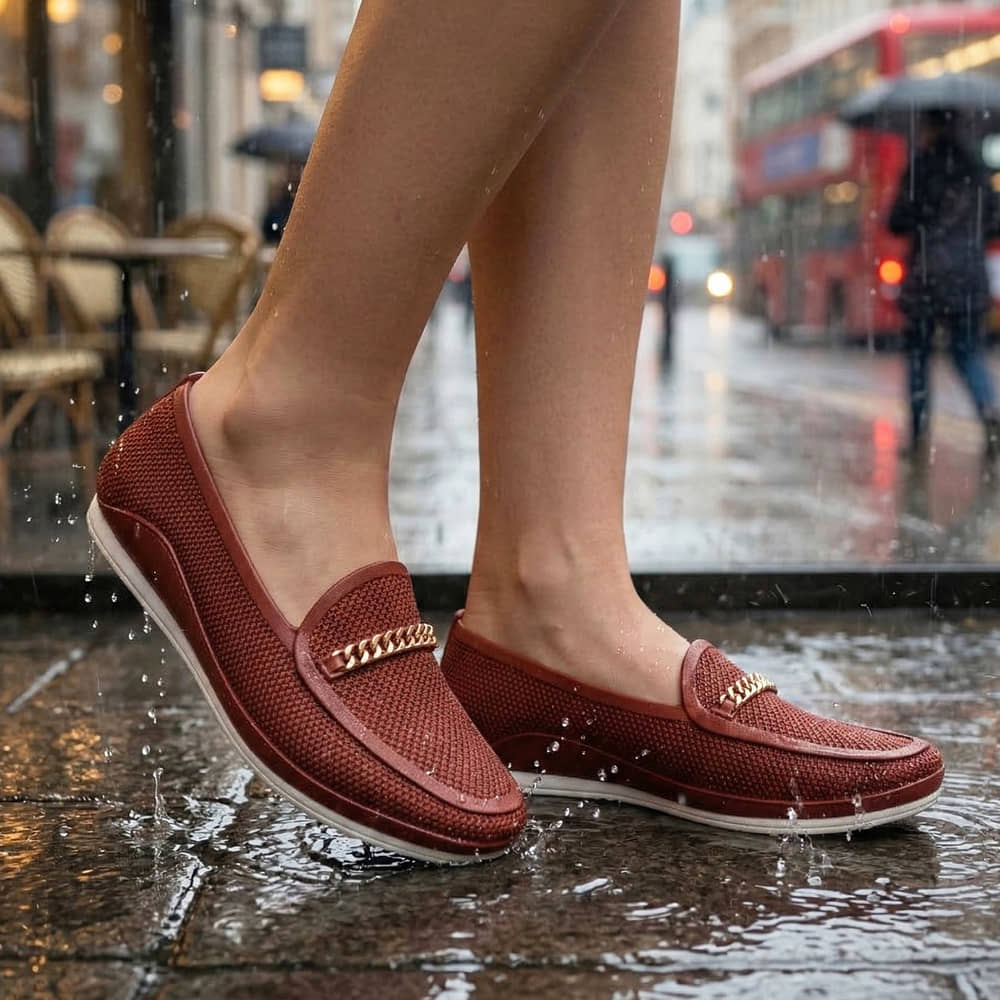 Ajanta Maroon Women's Casual Ballerinas - Casual Shoes | Buy online on ZillyBuy