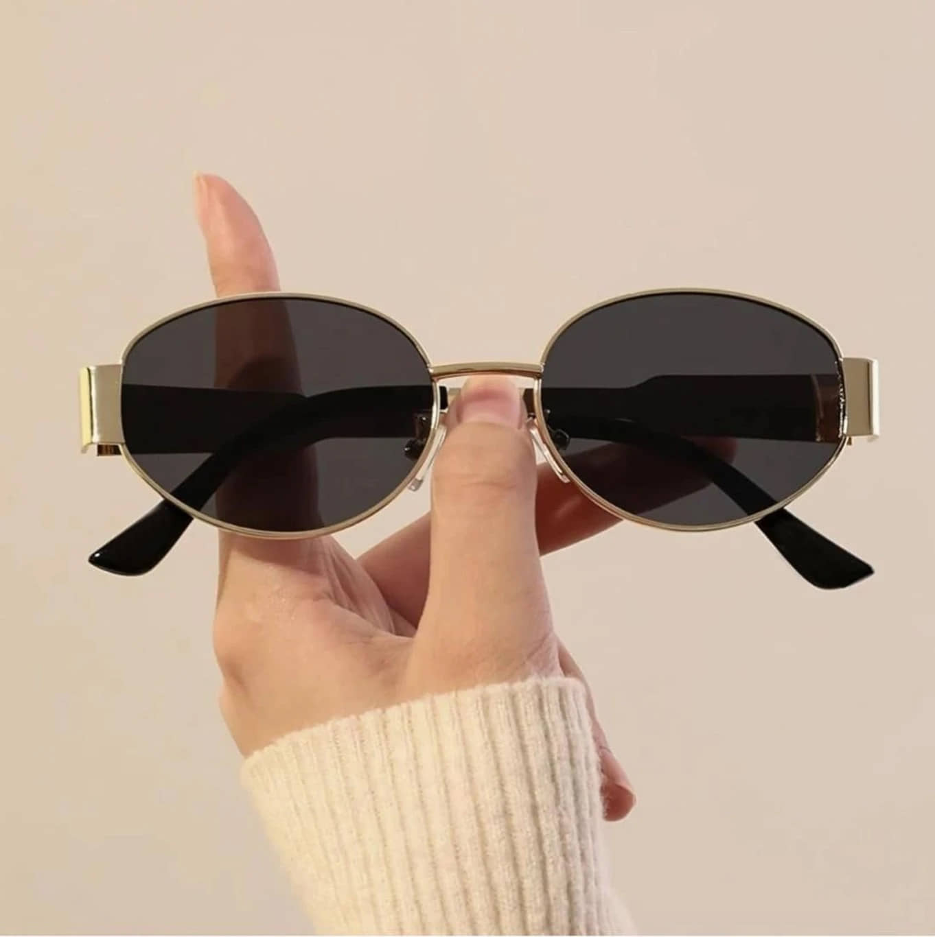Elligator Cream Cat Eye Sunglasses ( Pack of 1 ) - Sunglasses | Buy online on ZillyBuy
