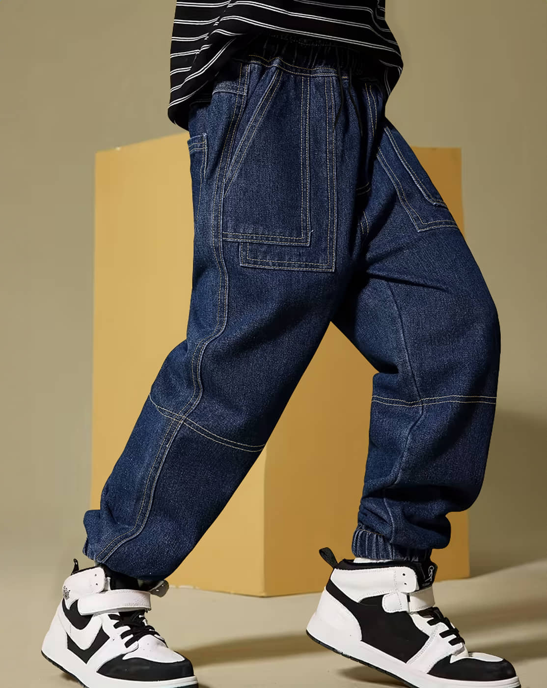 Eyebogler Solid Men's Jeans - Navy Blue ( Pack of 1 ) - Jeans | Buy online on ZillyBuy