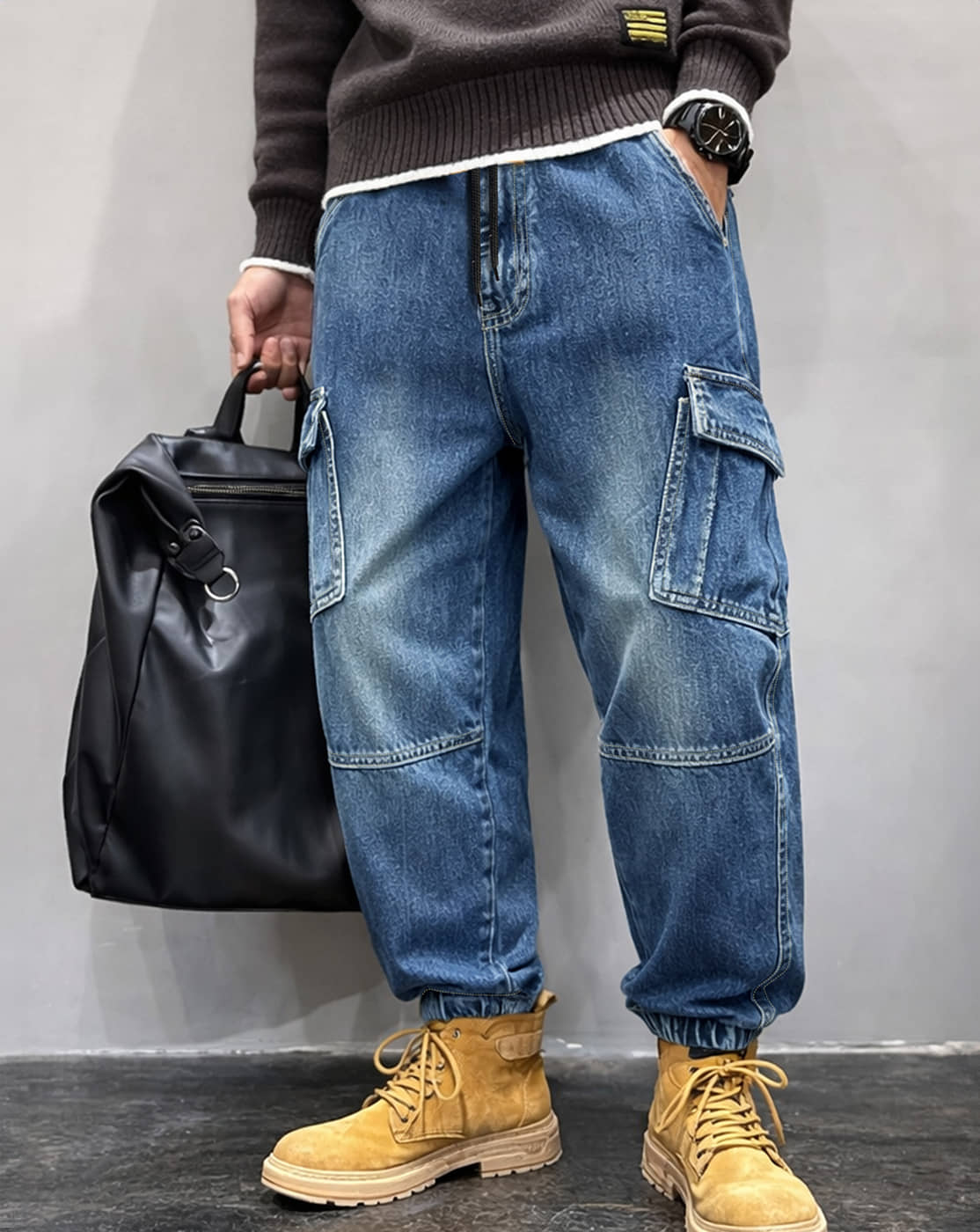Eyebogler Solid Men's Jeans - Indigo Blue ( Pack of 1 ) - Jeans | Buy online on ZillyBuy