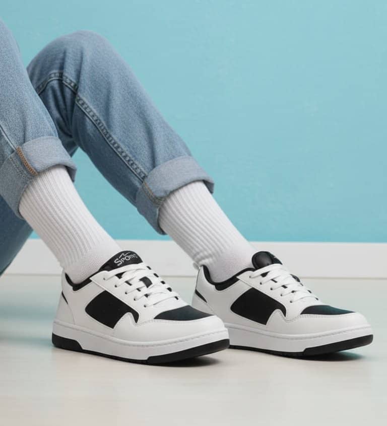 Akiko Csera White Men's Sneakers - Casual Shoes | Buy online on ZillyBuy