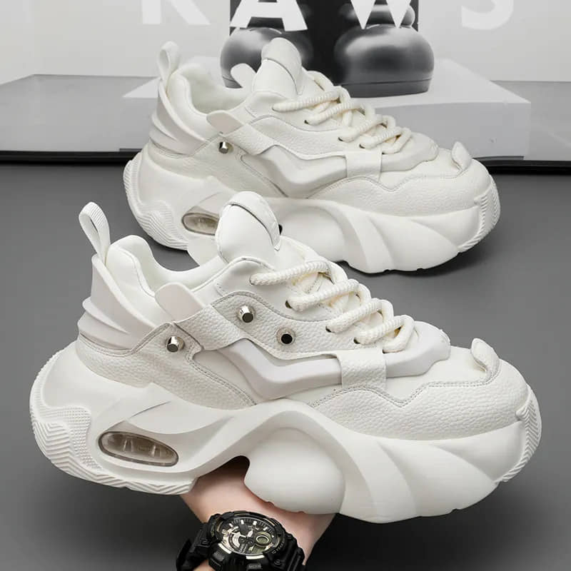 Akiko Shadow Pulse X1 White Men's Sneakers - Casual Shoes | Buy online on ZillyBuy