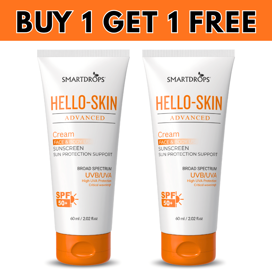 Smartdrops SPF 50 Sunscreen Cream For All Skin Type ( Pack of 2 )