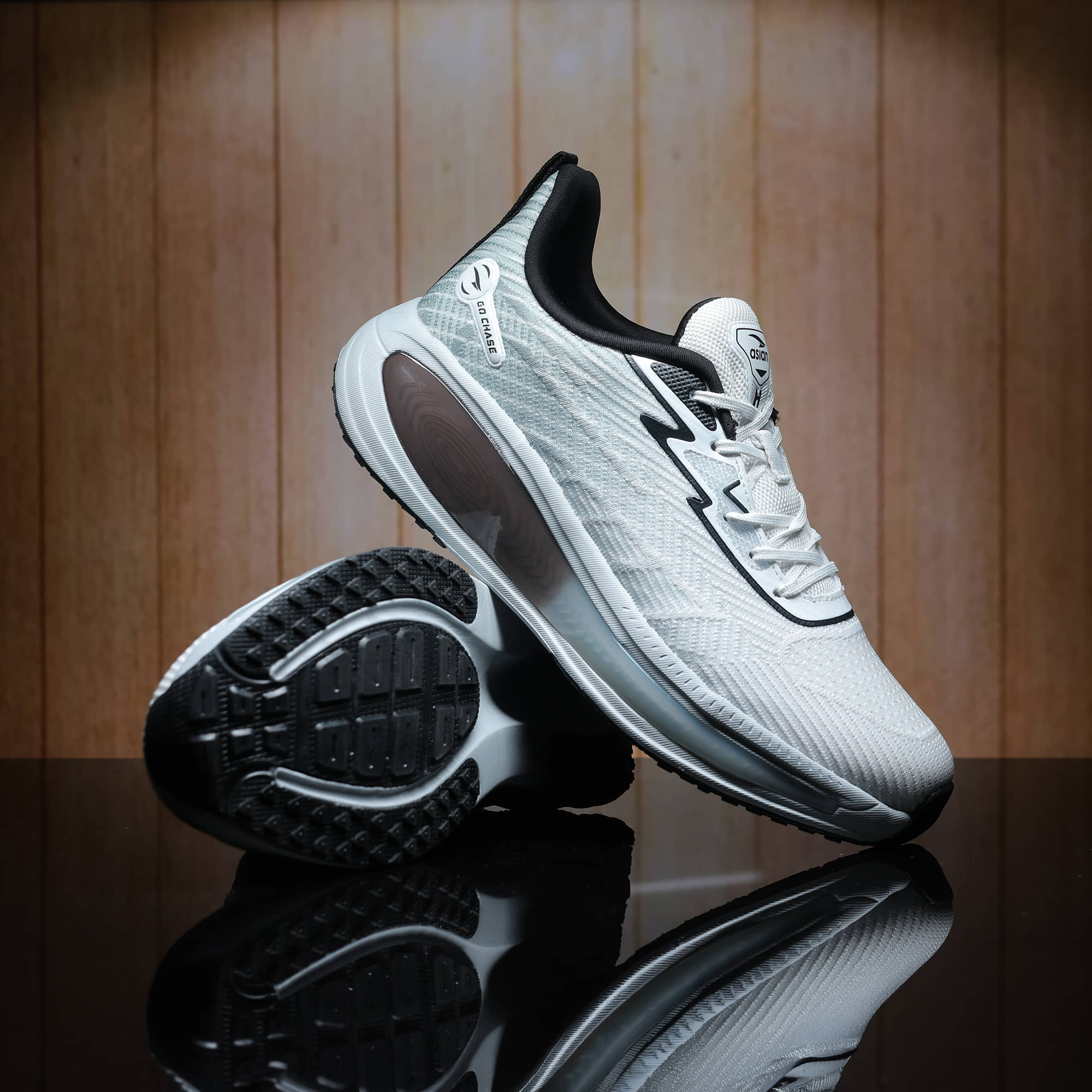 ASIAN NAVIGATOR-05 white Men's Sports Running Shoes - Sports Shoes | Buy online on ZillyBuy