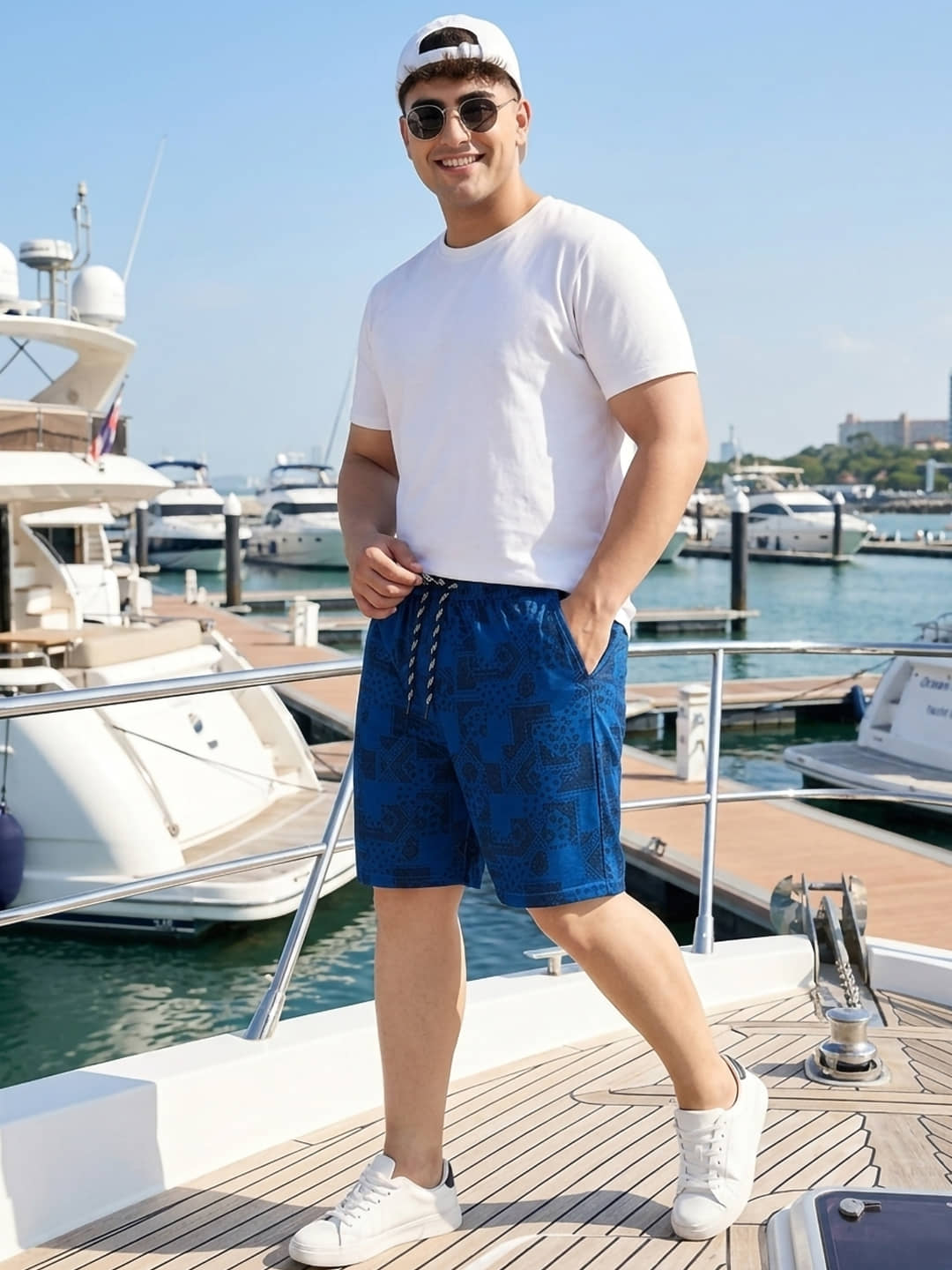 XFOX Blue Polyester Men's Shorts ( Pack of 1 ) - Shorts | Buy online on ZillyBuy