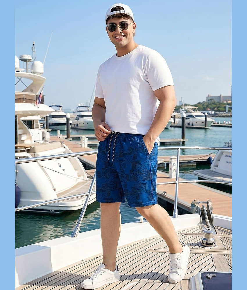XFOX Blue Polyester Men's Shorts ( Pack of 1 ) - Shorts | Buy online on ZillyBuy
