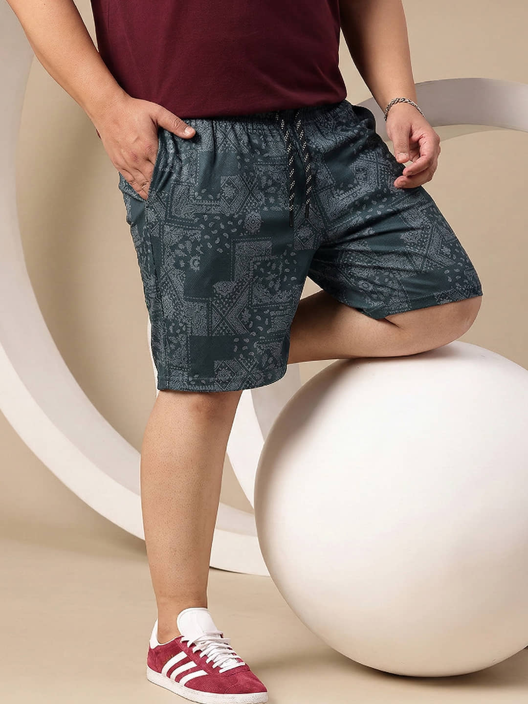 XFOX Dark Grey Polyester Men's Shorts ( Pack of 1 ) - Shorts | Buy online on ZillyBuy
