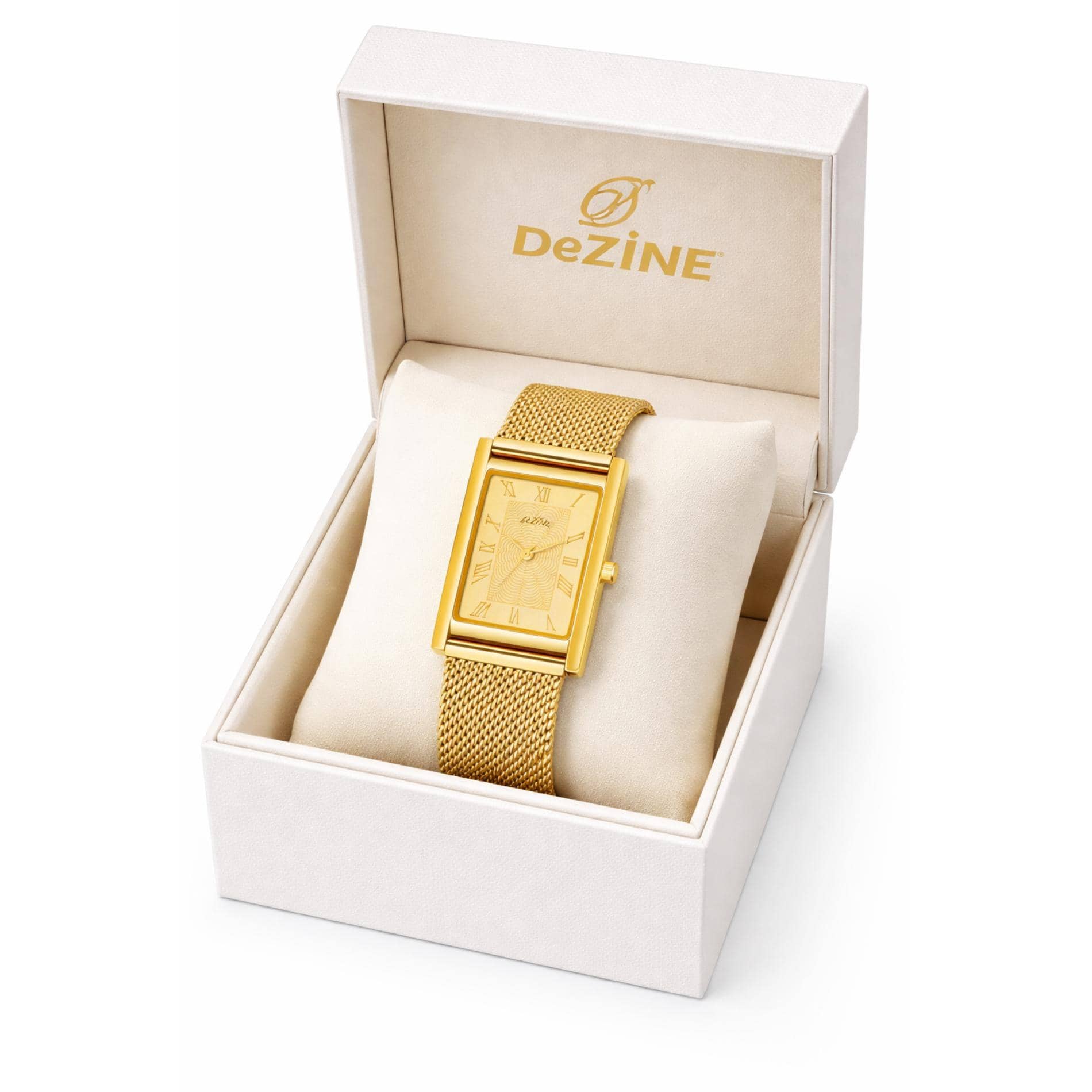 Dezine Gold Metal Analog Men's Watch