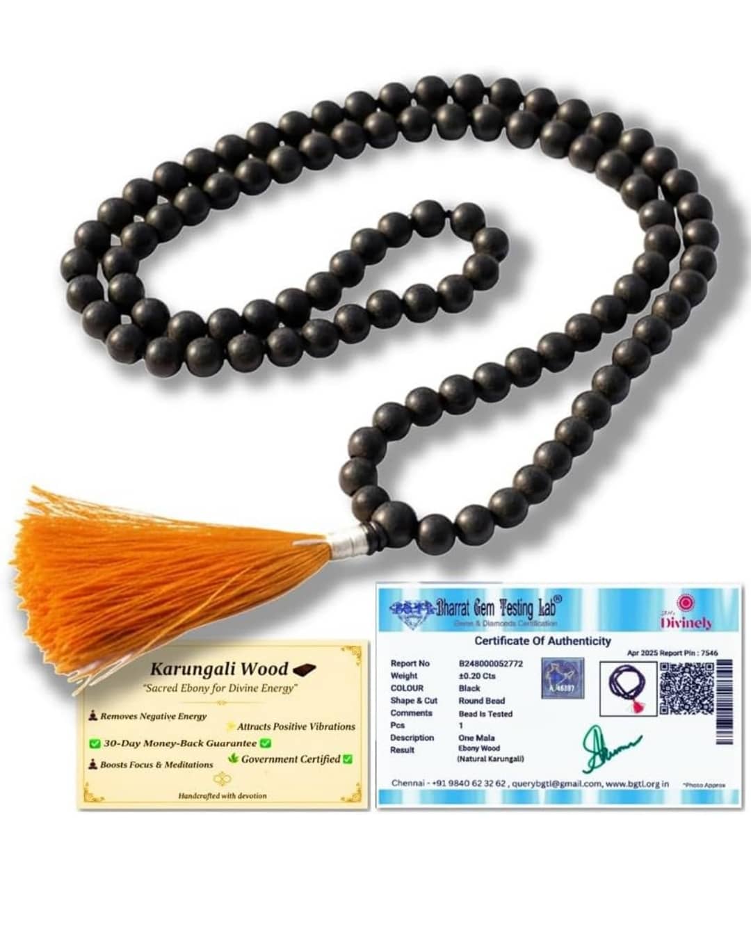 Viyasha Karungali Mala ( Pack of 1 )