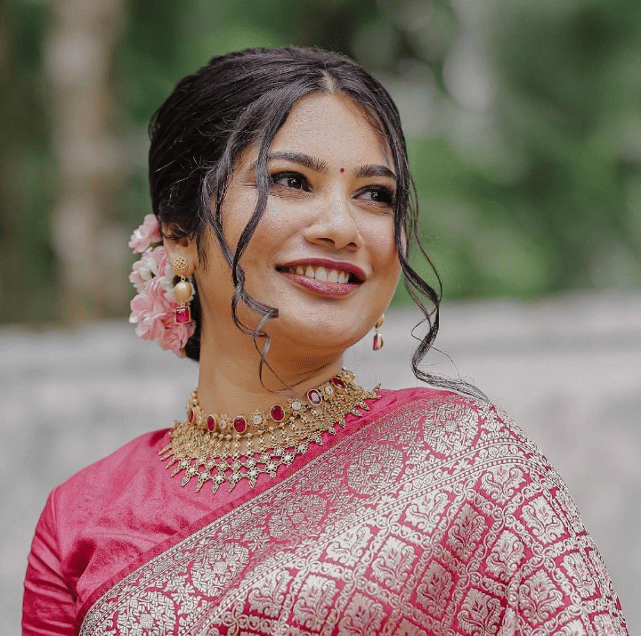 fab woven Art Silk Woven Design Banarasi saree With Unstitched Blouse Piece ( Pink ) - Sarees | Buy online on ZillyBuy