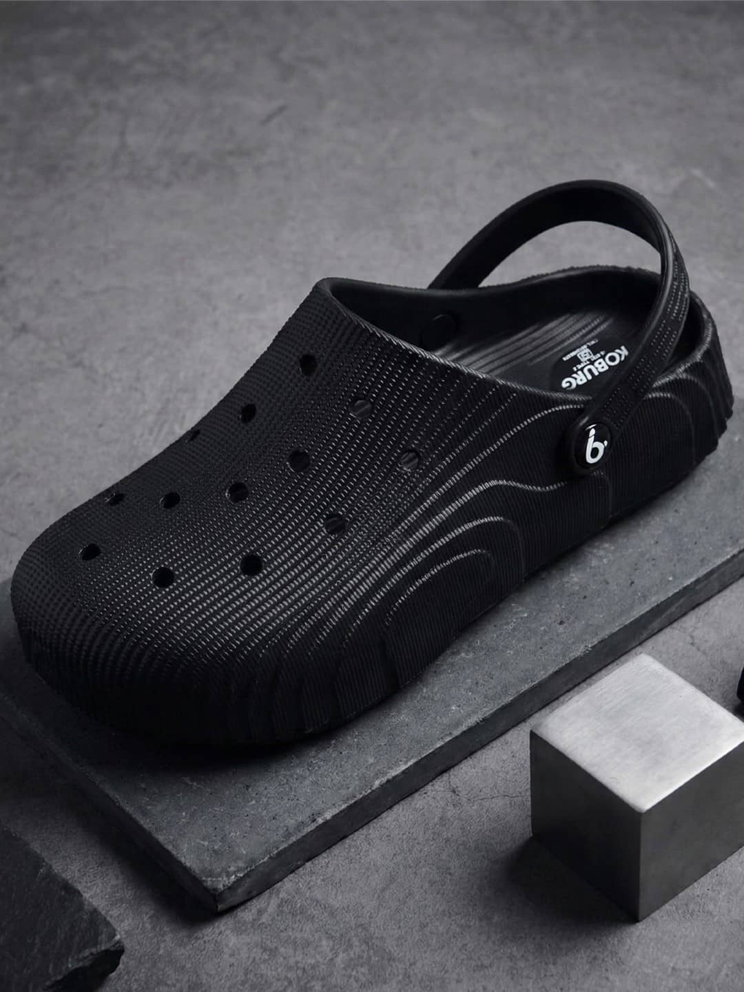 koburg - Black Men's Clogs