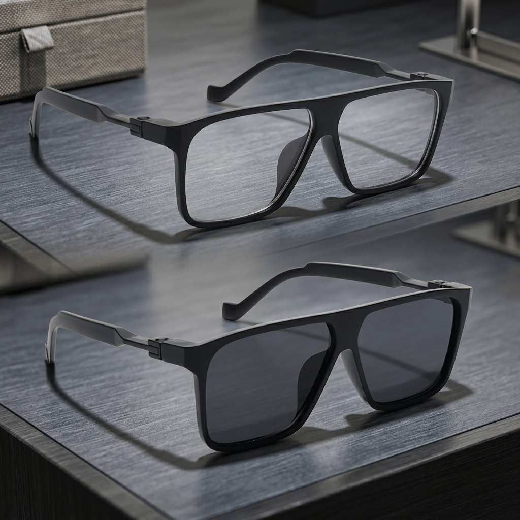 Elligator Black Square Sunglasses ( Pack of 2 ) - Sunglasses | Buy online on ZillyBuy