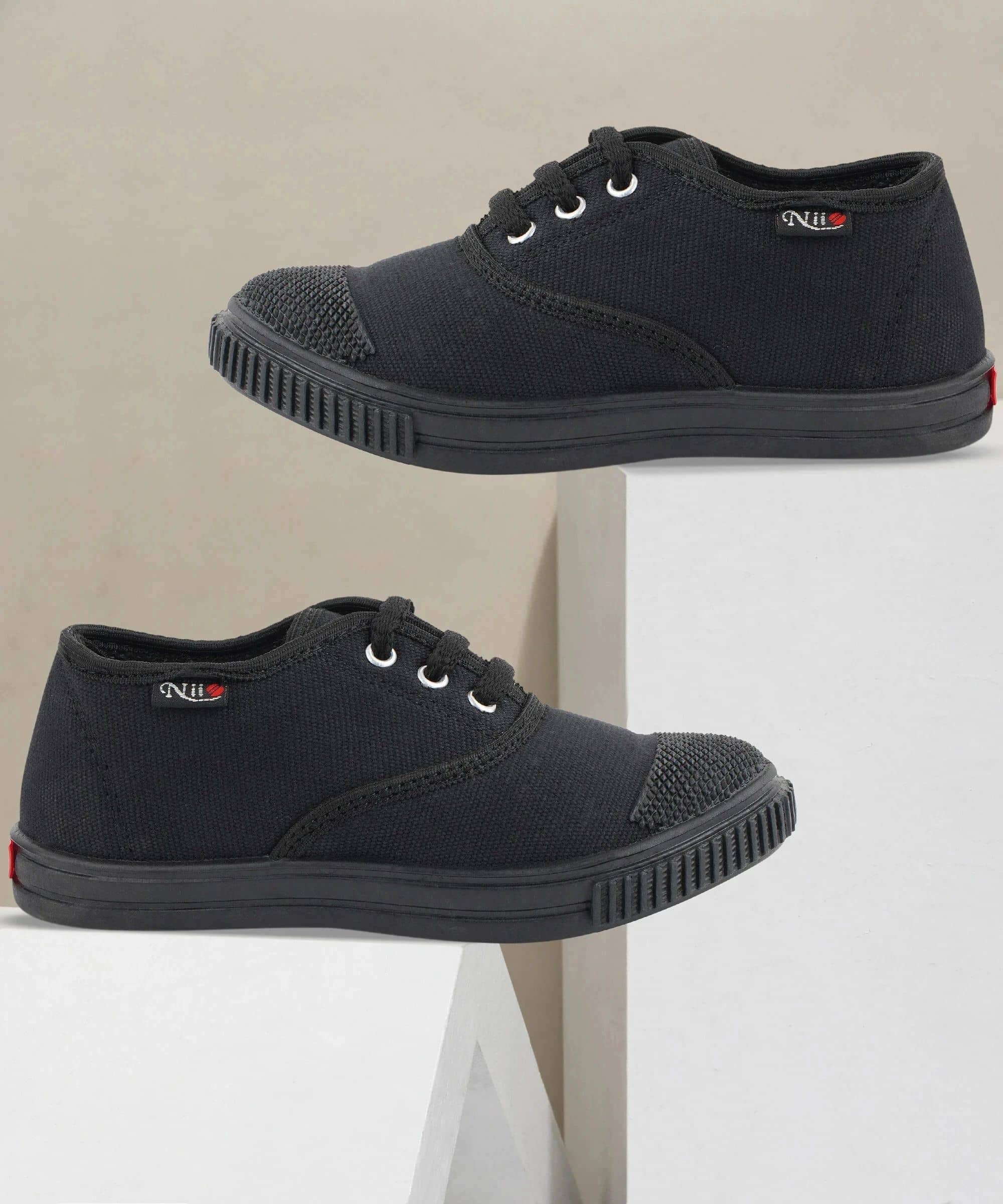 PUPINE - Black Boy's School Shoes ( 1 Pair ) - Formal Shoes | Buy online on ZillyBuy