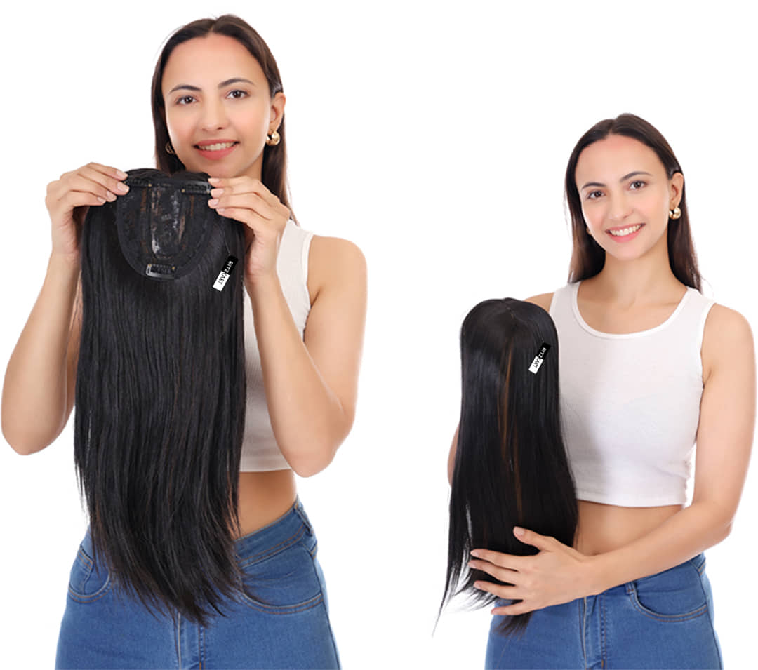 RITZKART - Black Clip In Hair Extension