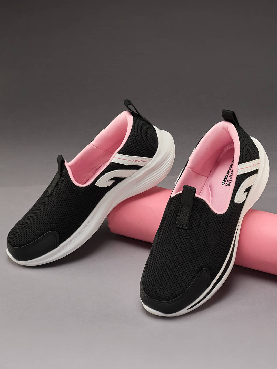Campus - AMBLE Black Women's Running Shoes - Sports Shoes | Buy online on ZillyBuy