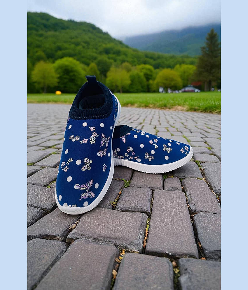Fabbmate - Blue Girl's Slip On ( 1 Pair ) - Casual Shoes | Buy online on ZillyBuy