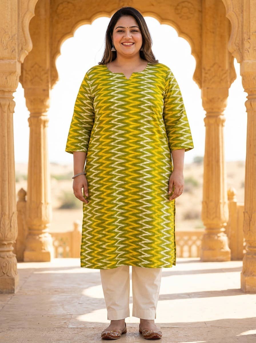 Swasti Women Crepe Printed Straight Kurti ( Yellow ) - Kurtis, Tunics | Buy online on ZillyBuy