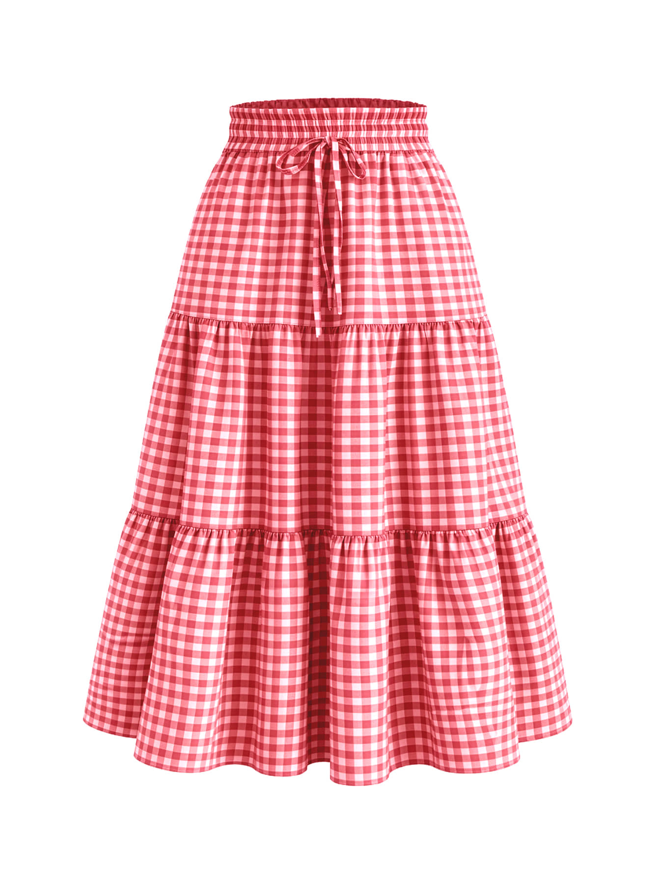 Aahwan Red Polyester Women's Straight Skirts ( Pack of 1 )