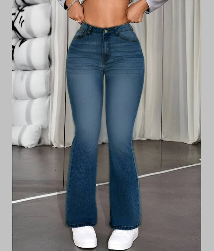 Gazal Fashions Women's Bootcut Mid-Rise Jeans ( Blue ) - Jeans | Buy online on ZillyBuy