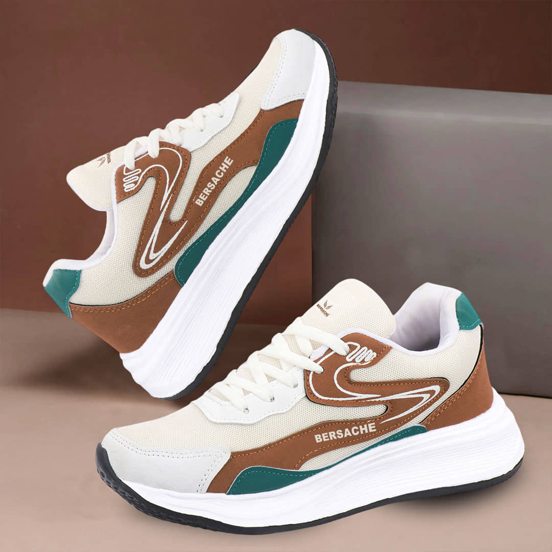 Bersache  Casual Shoe Khaki Men's Lifestyle Shoes - Casual Shoes | Buy online on ZillyBuy