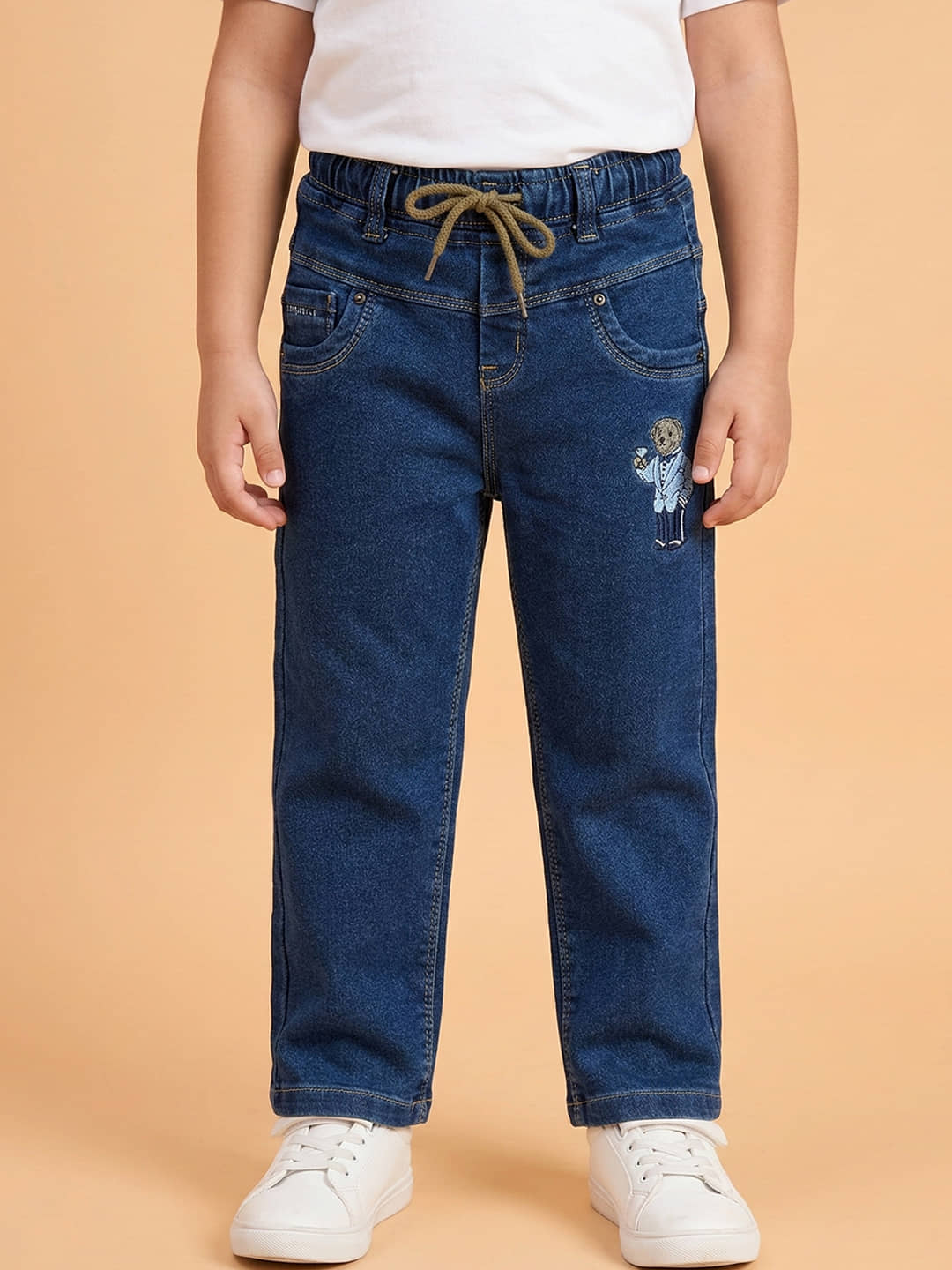 JFR Pack of 1 Boys Cotton Blend Jeans ( Turquoise ) - Jeans | Buy online on ZillyBuy