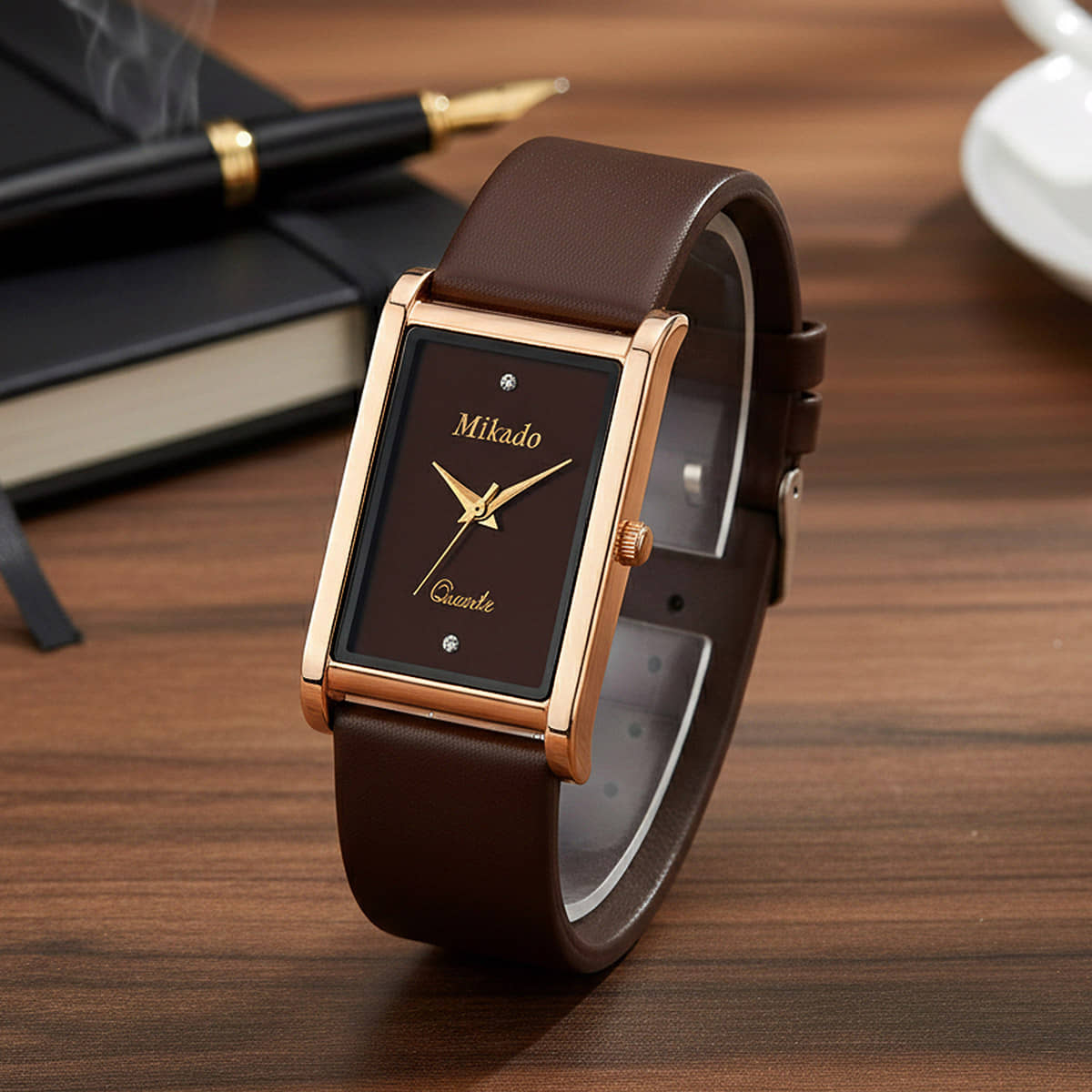 Mikado Brown Silicon Analog Men's Watch