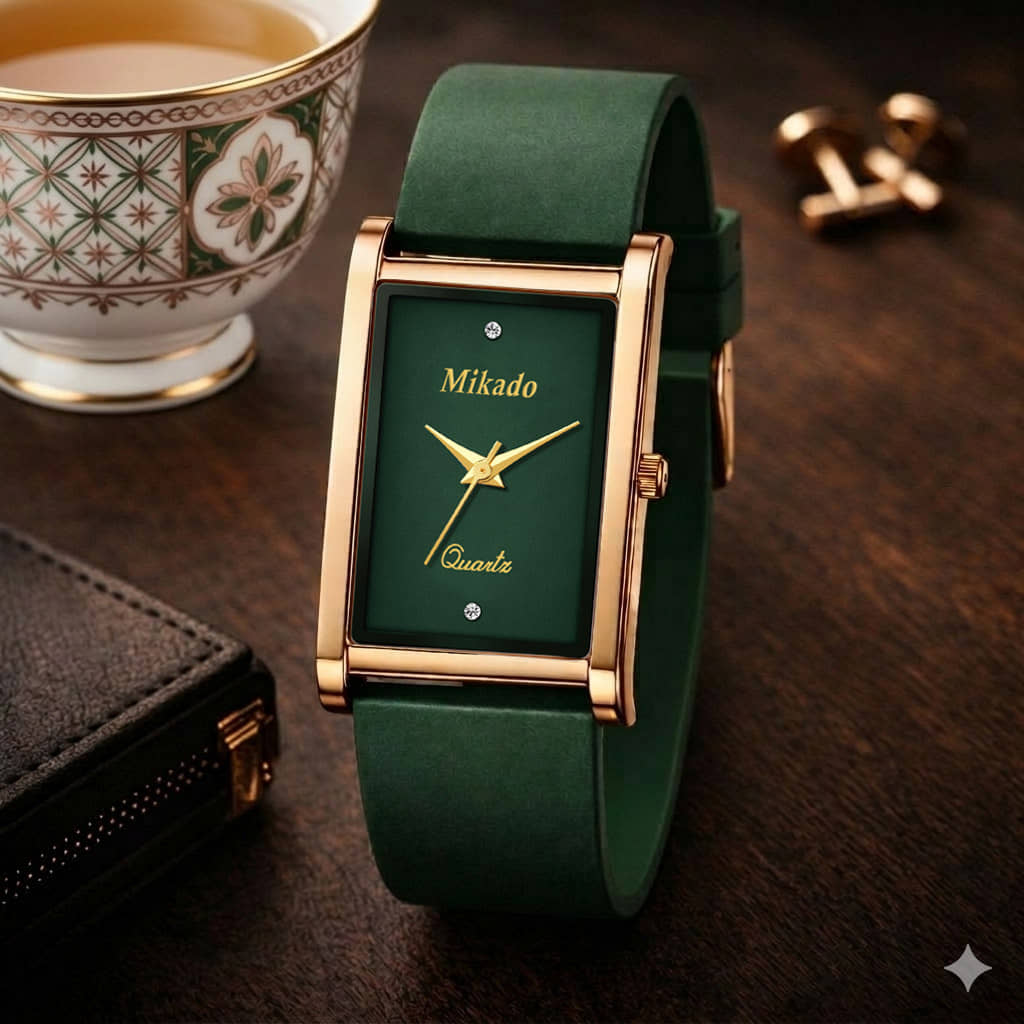 Mikado Green Silicon Analog Men's Watch