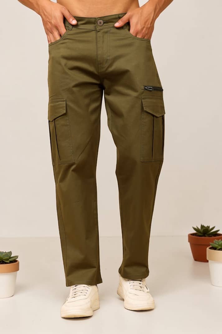 ZAYSH Regular Fit Solid Men's Jeans - Dark Green ( Pack of 1 ) - Jeans | Buy online on ZillyBuy