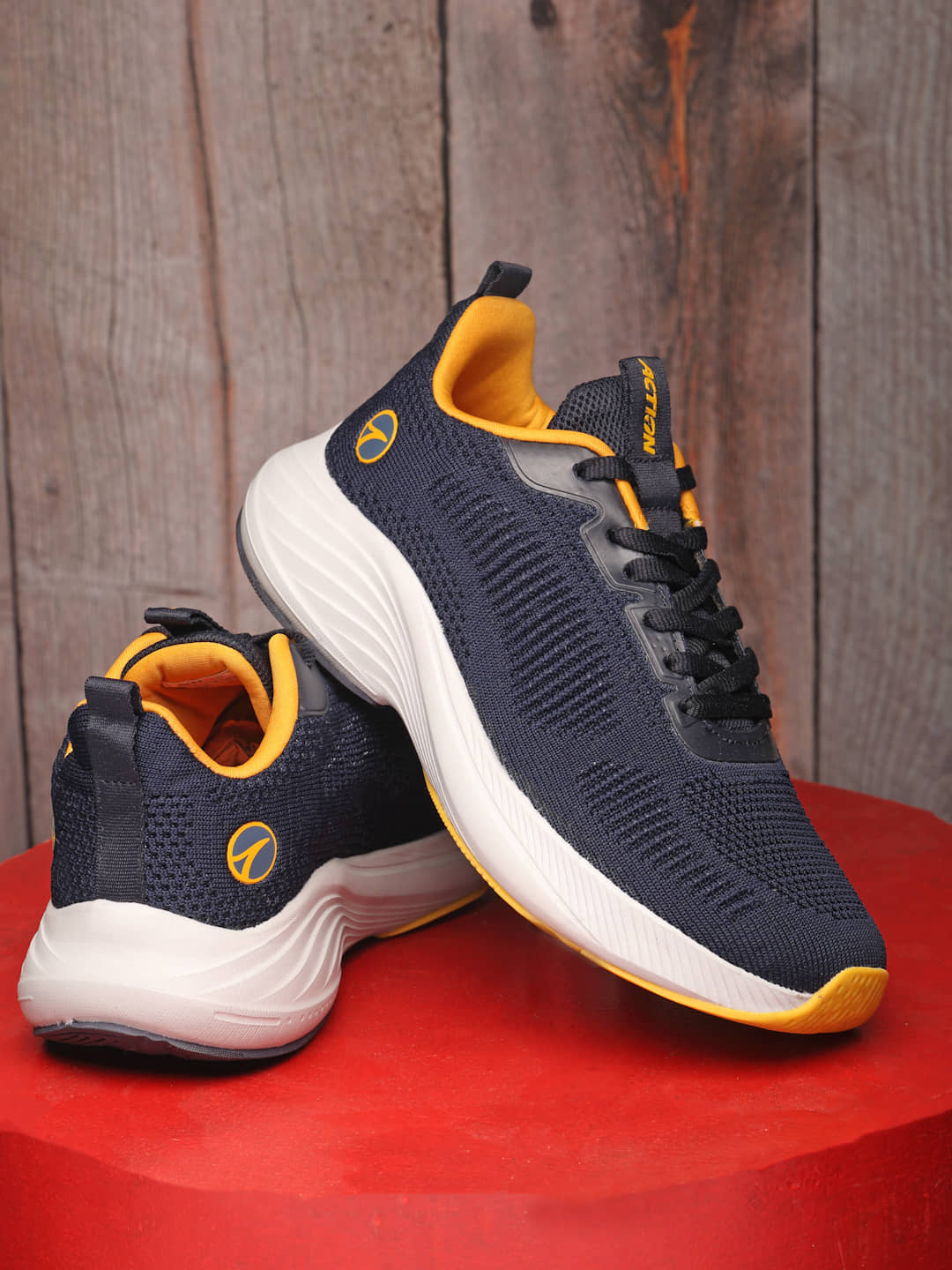 Action - Navy Blue Boy's Running Shoes ( 1 Pair ) - Sports Shoes | Buy online on ZillyBuy