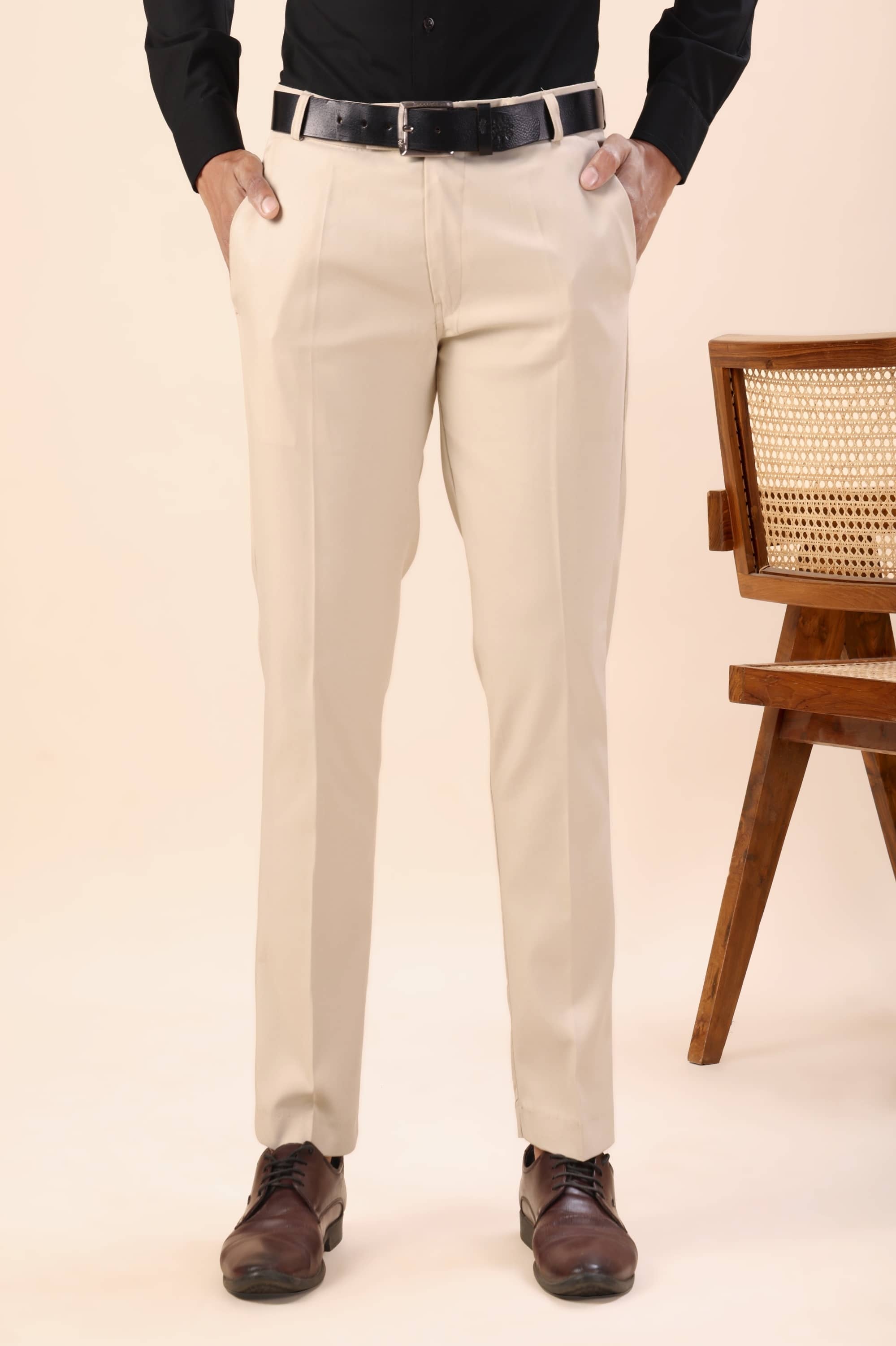 MOUDLIN Regular Men's Formal Trouser - Black ( Pack of 1 ) - Trousers | Buy online on ZillyBuy