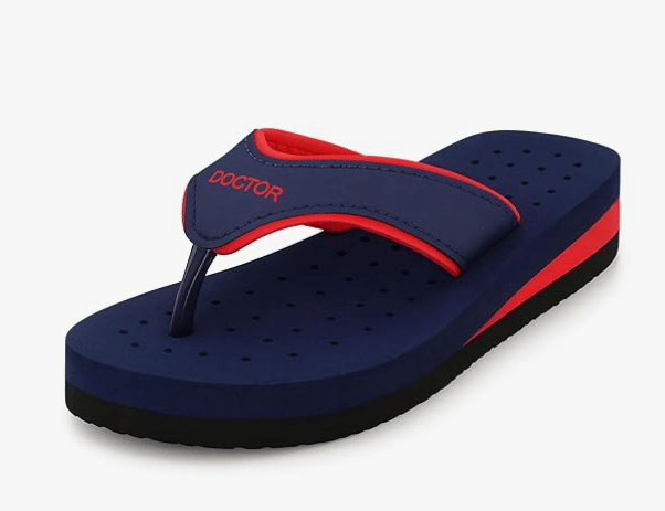 ORTHO JOY Navy Blue Women's Daily Slipper
