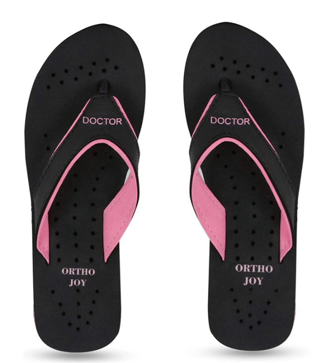 ORTHO JOY Pink Women's Daily Slipper