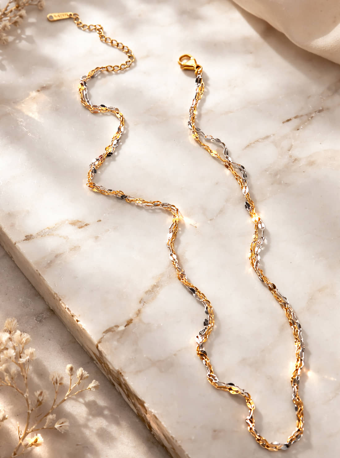 shankhraj mall Gold Metal Necklace ( Pack of 1 )